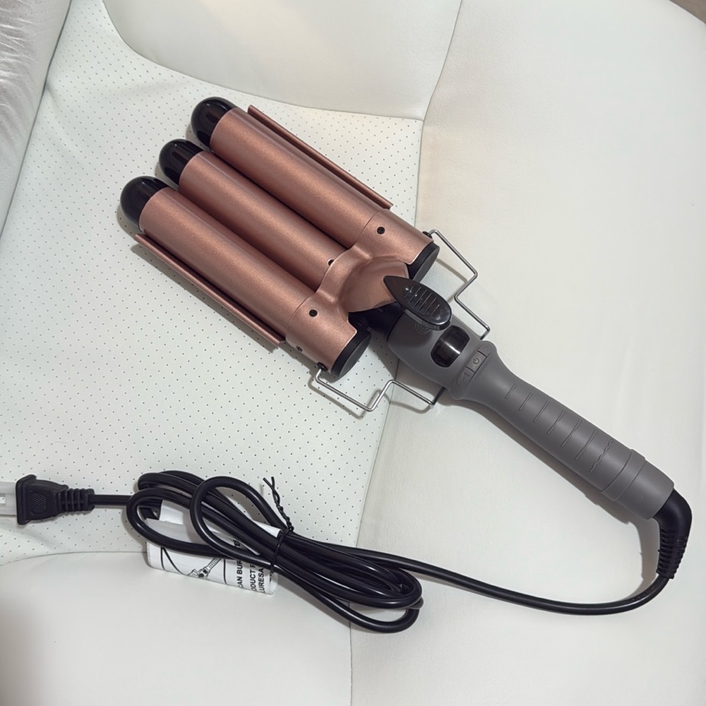 Triple Barrel Waver Curling Iron - Rose Gold